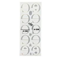 Kervan Epoksi Çoklu Silikon Kalıp Ters E Harfi Anahtarlık Reçine Seri Döküm Kalıbı 4 CM 10 Lu
