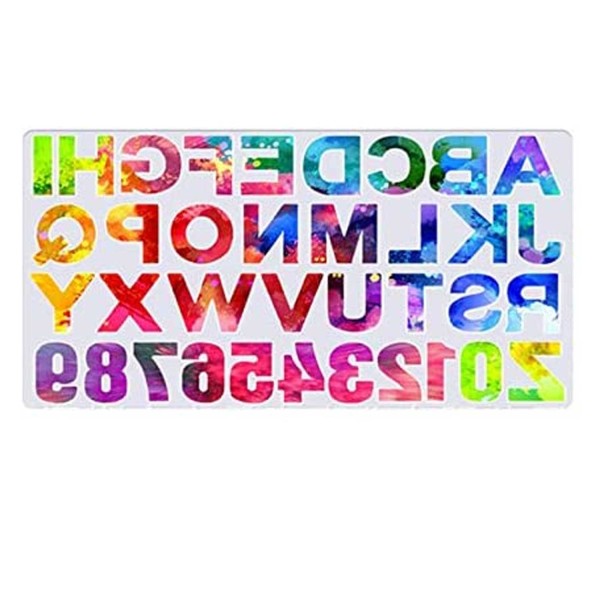 Kervan Epoksi Silikon Kalıp  Büyük Harfler ve Rakamlar Kalıbı-36 LI