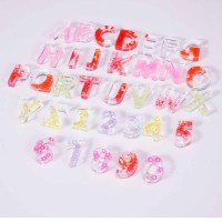Kervan Epoksi Silikon Kalıp  Büyük Harfler Kalıbı Küçük Boy 1.7 CM 36lı