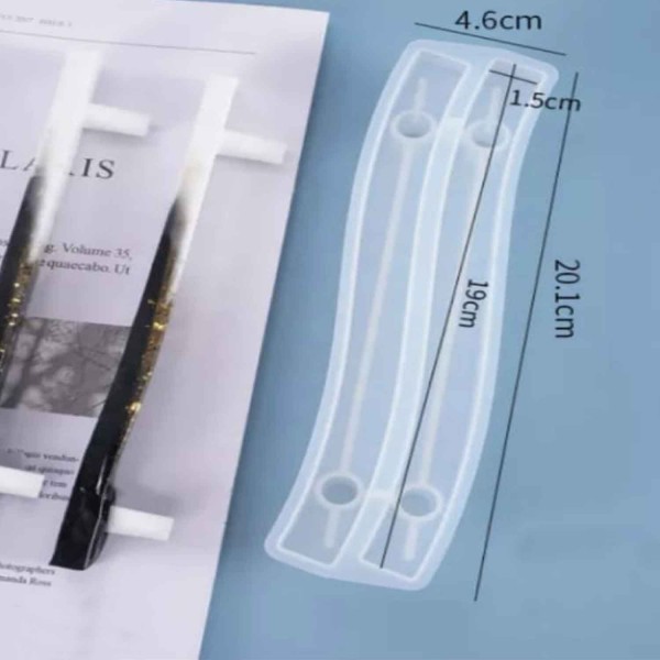 Kervan Epoksi Silikon Kalıp  Kulp Kalıbı  Büyük Boy 21 CM