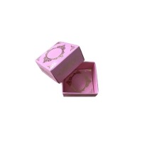 Kervan Komple Karton Kutu Saray Desen Gold Yaldız 4X4X2 CM (50 Adet)  Pembe