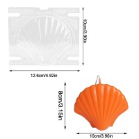 Kervan Poli Karbon Sert Plastik Shell Mum Kalıbı Büyük Boy 10X12 CM Kervan Poli Karbon Sert Plastik Shell Mum Kalıbı Büyük Boy 10X12 CM