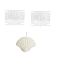 Kervan Poli Karbon Sert Plastik Shell Mum Kalıbı Küçük Boy 9,3X7,1 CM