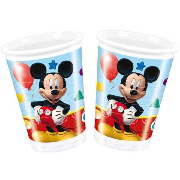 Kervan Mickey Mause Playful Temalı Plastik Bardak (8 Adet) Kervan Mickey Mause Playful Temalı Plastik Bardak (8 Adet)