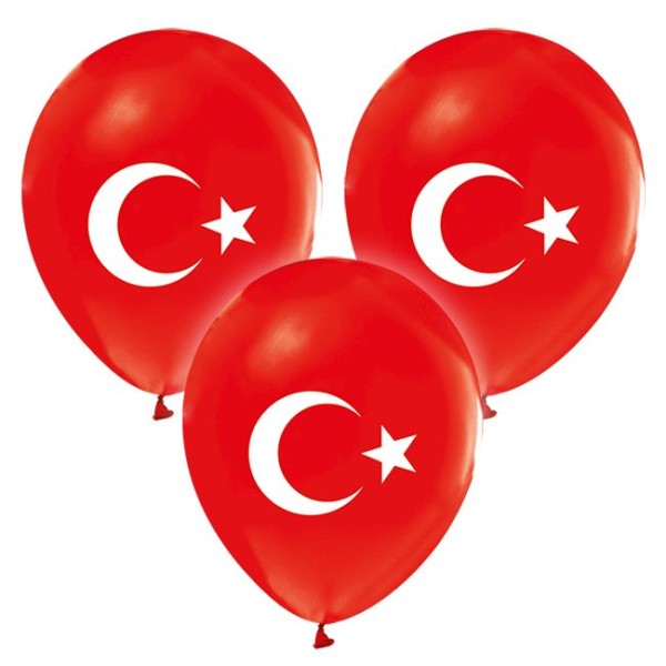 Kervan Balon 12 İnç Baskılı Ayyıldız Bayrak (20 Adet) Kervan Balon 12 İnç Baskılı Ayyıldız Bayrak (20 Adet)
