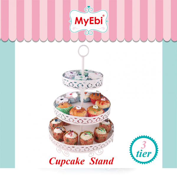 Kervan Metal Cupcake Standı 3 Katlı Kek Standı