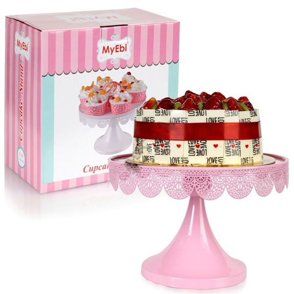 Kervan Metal Cupcake Standı Pembe Kek Standı