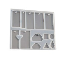 Kervan Epoksi Silikon Kalıp Çoklu Onüçlü Bitişik Kalp 15 CM 15 Kervan Epoksi Silikon Kalıp Çoklu Onüçlü Bitişik Kalp 15 CM 15