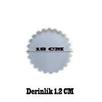 Kervan Epoksi Silikon Kalıp  Dalgalı Bardak Tabak Altlığı 18 CM 231