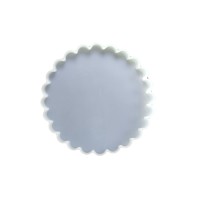 Kervan Epoksi Silikon Kalıp  Dalgalı Bardak Tabak Altlığı 18 CM 231