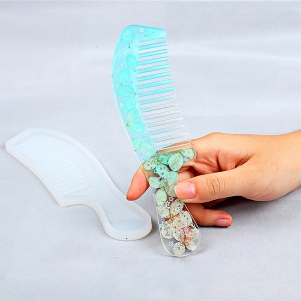 Kervan Epoksi Silikon Kalıp DÜZ Tarak Kalıbı 17.8 CM Kervan Epoksi Silikon Kalıp DÜZ Tarak Kalıbı 17.8 CM