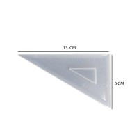 Kervan Epoksi Silikon Kalıp Gönye Cetvel Kalıbı 13 CM
