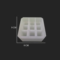 Kervan Epoksi Silikon Kalıp Makyaj Ve Kalemlik Kutusu 9X9 CM Kervan Epoksi Silikon Kalıp Makyaj Ve Kalemlik Kutusu 9X9 CM