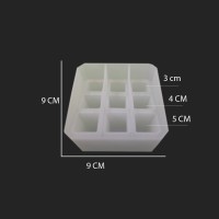 Kervan Epoksi Silikon Kalıp Makyaj Ve Kalemlik Kutusu 9X9 CM Kervan Epoksi Silikon Kalıp Makyaj Ve Kalemlik Kutusu 9X9 CM