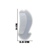 Kervan Epoksi Silikon Kalıp Sapsız Tarak Kalıbı 14 CM  E113