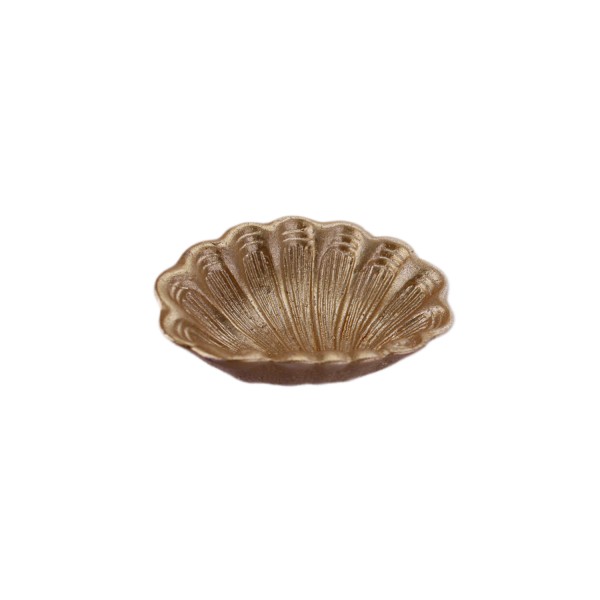 Kervan Polyester İstiridye Deniz Kabuğu Şekilli 7 CM (25 Adet)  Gold