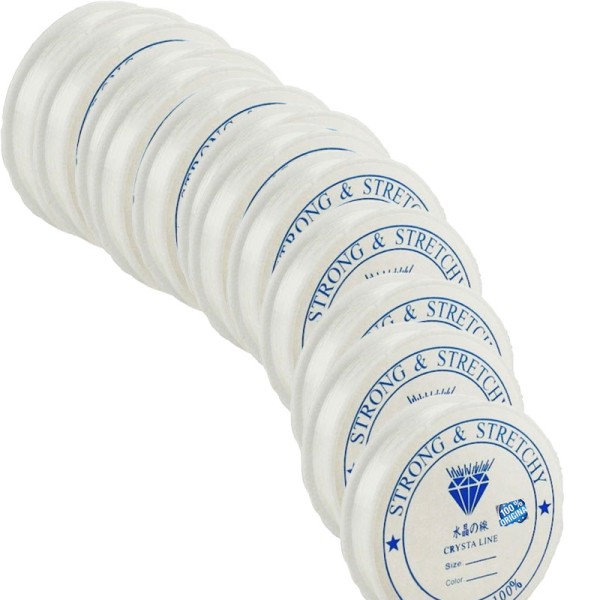 Kervan Esnek Misina İp Lastik 8 MM (50 Metre)  Şeffaf
