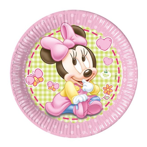 Kervan Minnie Mause Disney Baby Temalı Karton Tabak 23 Cm (8 Adet) Kervan Minnie Mause Disney Baby Temalı Karton Tabak 23 Cm (8 Adet)