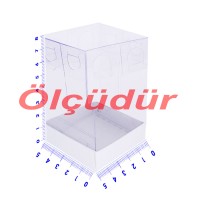 Kervan Asetat Kutu Altı Karton 5X5X8 CM (50 Adet)  Gold
