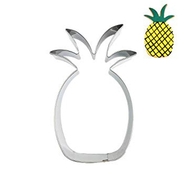 Kervan Kek Kurabiye Ve Pasta Kalıbı Metal  Ananas Şekilli 6X10 CM