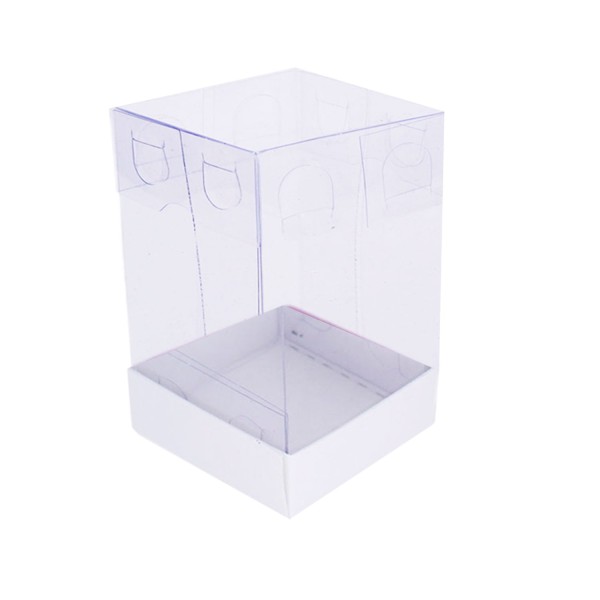 Kervan Asetat Kutu Altı Karton 5X5X8 CM (50 Adet)  Beyaz