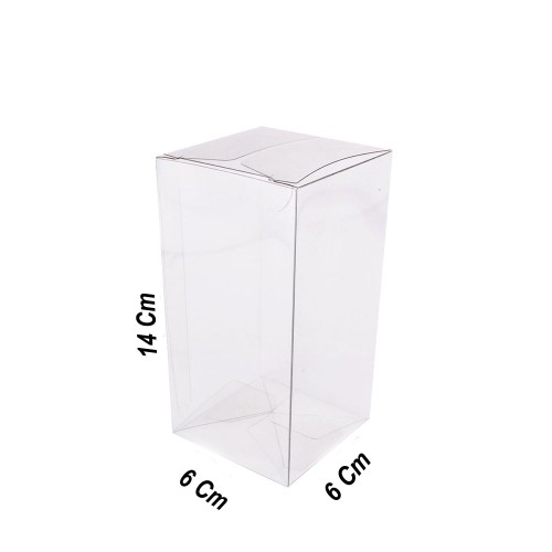 Asetat Kutu 6X6X14 CM (25 Adet)