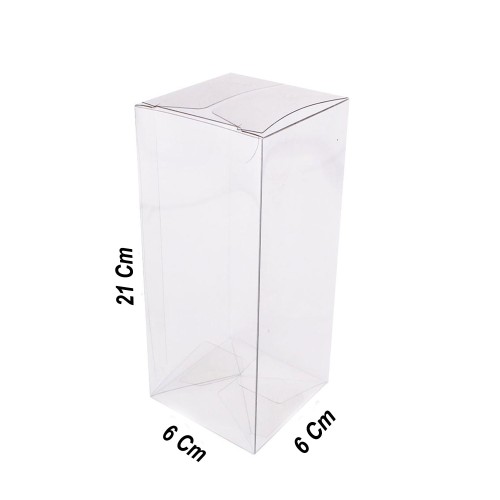 Asetat Kutu 6X6X21 CM (25 Adet)