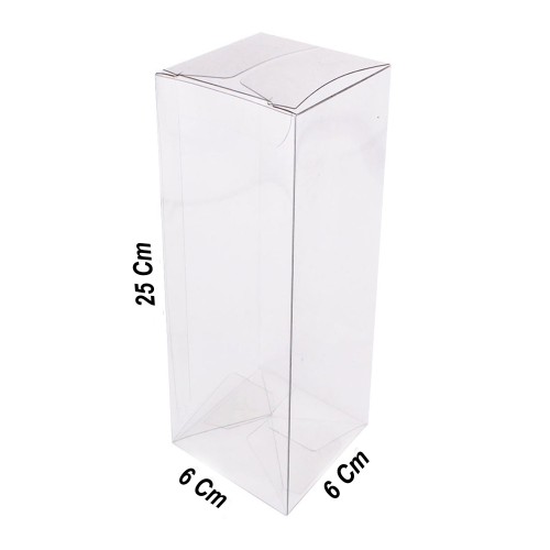 Asetat Kutu 6X6X25 CM (25 Adet)