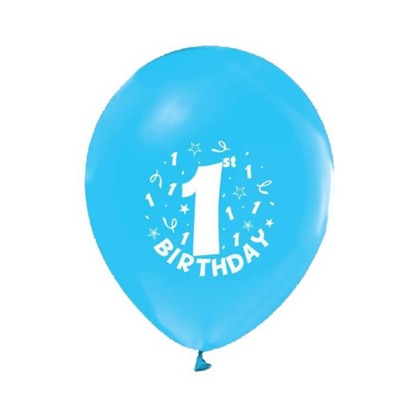 Kervan Balon 1+1 Hapy Birthday 1 Yaş (20 Adet) Mavi Kervan Balon 1+1 Hapy Birthday 1 Yaş (20 Adet) Mavi