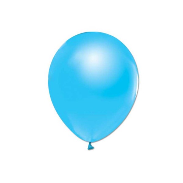 Kervan Metalik  Balon 12 İnç Baskısız (100 Adet)  Mavi