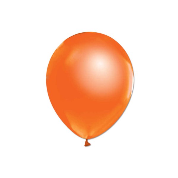 Kervan Metalik  Balon 12 İnç Baskısız (100 Adet)  Turuncu