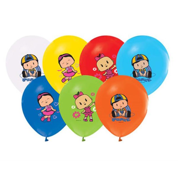 Kervan Pepee Renkli Düşler Temalı  Balon 4+1 Pastel Renk (20 Adet)