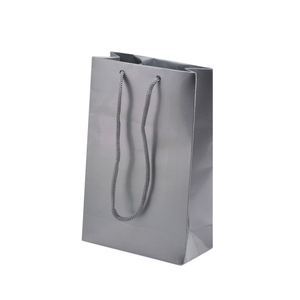 Kervan Karton Çanta Minik Düz Renk 11X17 Cm (25 Adet) Gümüş Kervan Karton Çanta Minik Düz Renk 11X17 Cm (25 Adet) Gümüş
