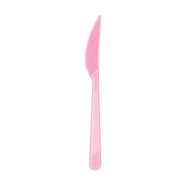 Kervan Bıçak Plastik (25 Adet)  Pembe
