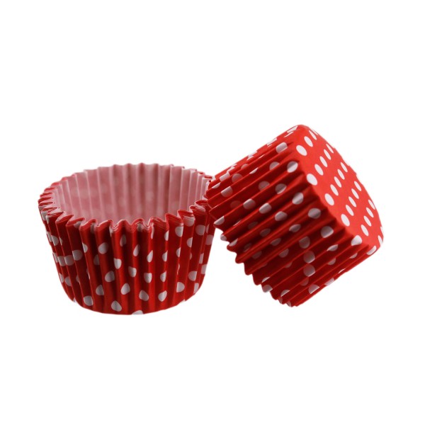 Kervan Cupcake Kalıbı Pet Kapsül Kek Kalıbı 48X34 MM (100 Adet) Puantiyeli Kırmızı Kervan Cupcake Kalıbı Pet Kapsül Kek Kalıbı 48X34 MM (100 Adet) Puantiyeli Kırmızı