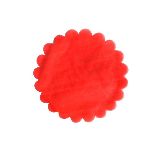 Düz Organze Hazır Kesilmiş Tül 22 Cm (100 Adet)  Kırmızı