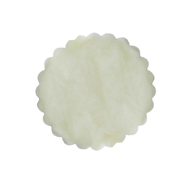Kervan Düz Organze Hazır Kesilmiş Tül 22 Cm (100 Adet)  Krem