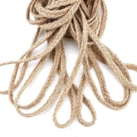 Kervan Jüt Halat Kendir Kalın (1 Cm Kurdele) Örme Jüt İp (25 Metre)