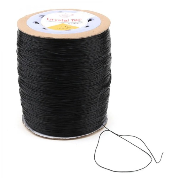 Kervan Esnek Misina İp 0.8 MM (1000 Metre)  Siyah