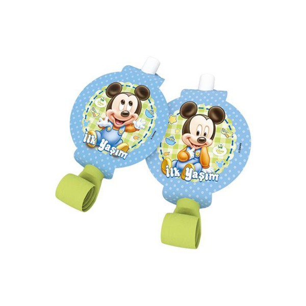Kervan Mickey Disney Baby Temalı Kaynana Dili (6 Adet) Kervan Mickey Disney Baby Temalı Kaynana Dili (6 Adet)