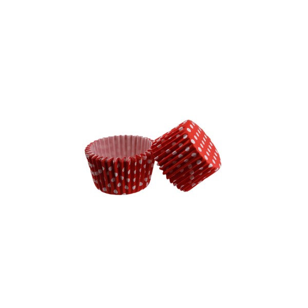 Kervan Kek Kalıbı Pet Kapsül 52X45 MM Kağıt Cupcake Kağıdı (100 Adet) Puantiyeli Kırmızı Kervan Kek Kalıbı Pet Kapsül 52X45 MM Kağıt Cupcake Kağıdı (100 Adet) Puantiyeli Kırmızı
