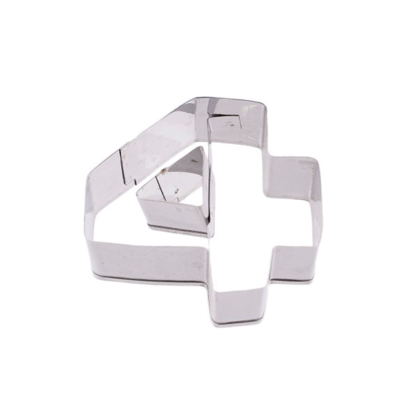 Kervan Kek Kurabiye Ve Pasta Kalıbı Metal 4 Sayı Büyük Boy Rakam 8.5 CM Kervan Kek Kurabiye Ve Pasta Kalıbı Metal 4 Sayı Büyük Boy Rakam 8.5 CM