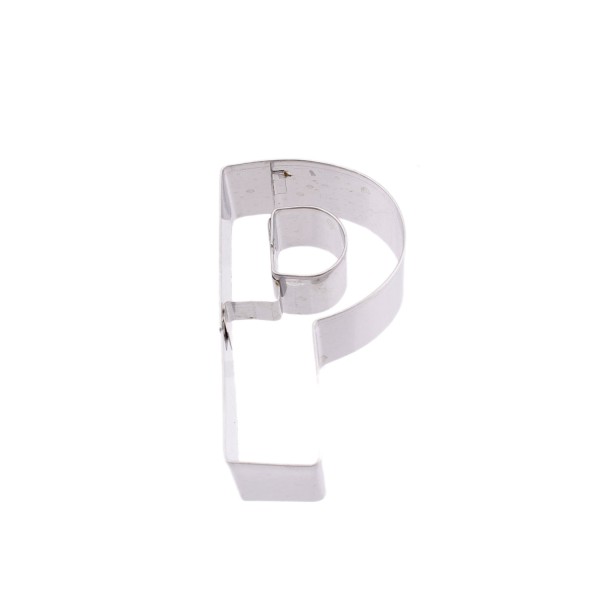 Kervan Kek Kurabiye Ve Pasta Kalıbı Metal P Harfİ Büyük Boy Alfabe 8.5 CM