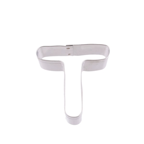 Kervan Kek Kurabiye Ve Pasta Kalıbı Metal T Harfİ Büyük Boy Alfabe 8.5 CM