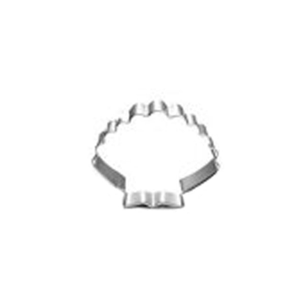 Kervan Kek Kurabiye Ve Pasta Kalıbı Metal Şekilli  Deniz Kabuğu 6.5X5 CM