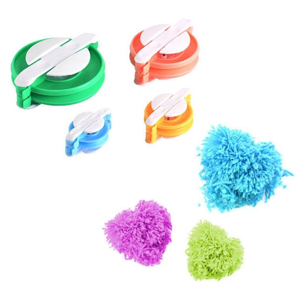 Kervan Knitting Loom Pon Pon Yapma Makinası 4'lü Set