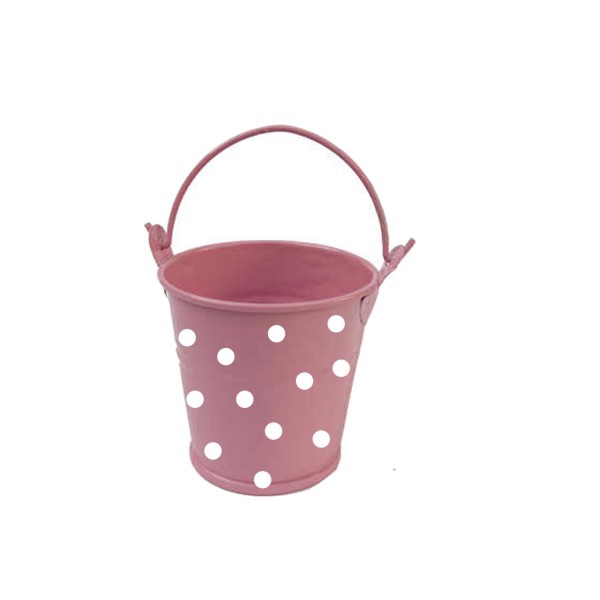 Kervan Metal Kova Puantiyeli Sade (10 Adet)  Pembe