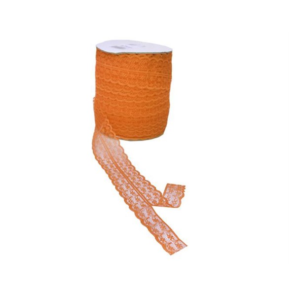 Kervan Kurdela Dantelli  Çift 2 Katlı 5 Cm (100 Metre)  Somon