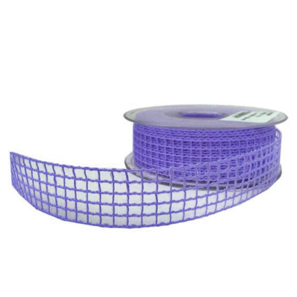 Kervan Kurdele Kanaviçe File Modeli 2 CM (20 Metre)  Lila