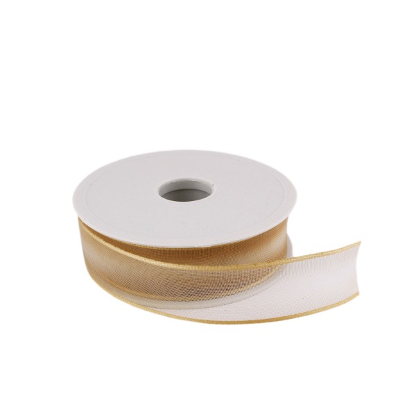 Kervan Şifon Kurdele 2.5 Cm (20 Metre)  Gold